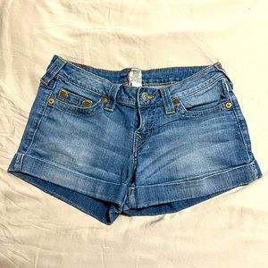 True religion Jean shorts